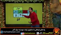 تدریس نمونه ریاضی چهارم حرف آخر