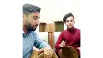 همنوازی تنبک حسن استکی و هنرجوی تنبک