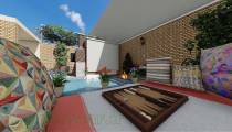 طراحی فضای سبز حیاط کوچک خانه | باغ گستر