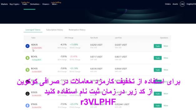 آموزش لوریج توکن های صرافی KuCoin
