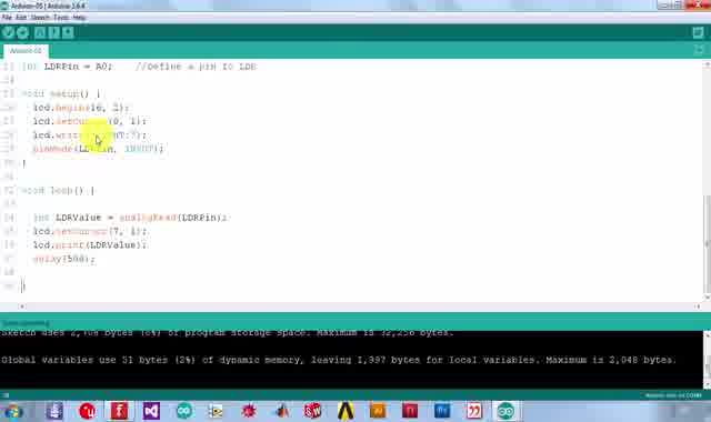 آموزش نرم افزار آردوینو (جلسه پنجم)