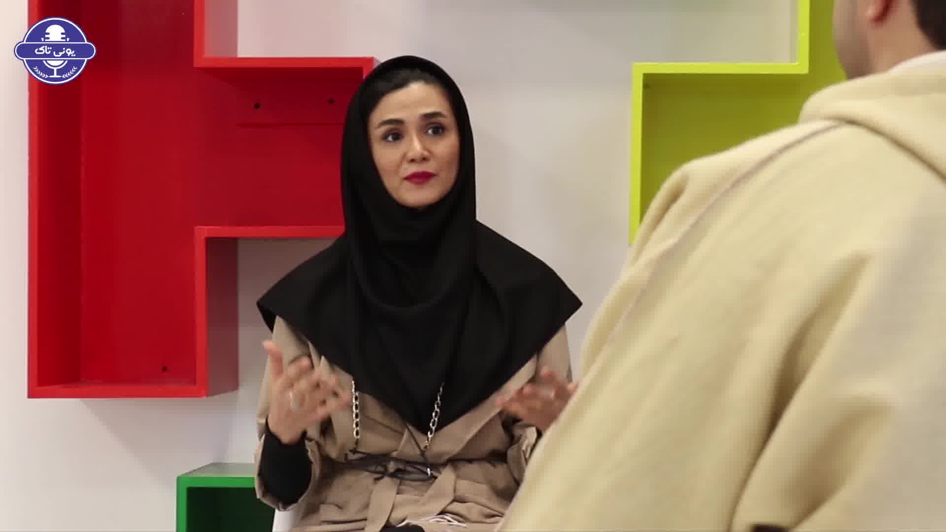 مصاحبه ی ندا تولایی با رسانه دانشجویی یونی تاک - مجری علیرضا کامرانی