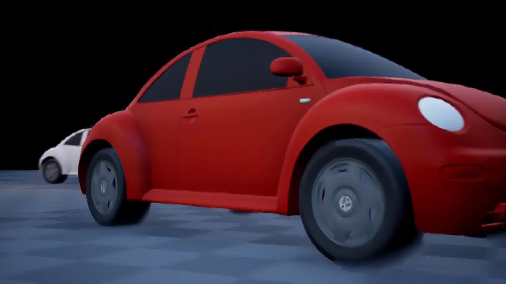 انیمیشن سازی حرکت خودرو