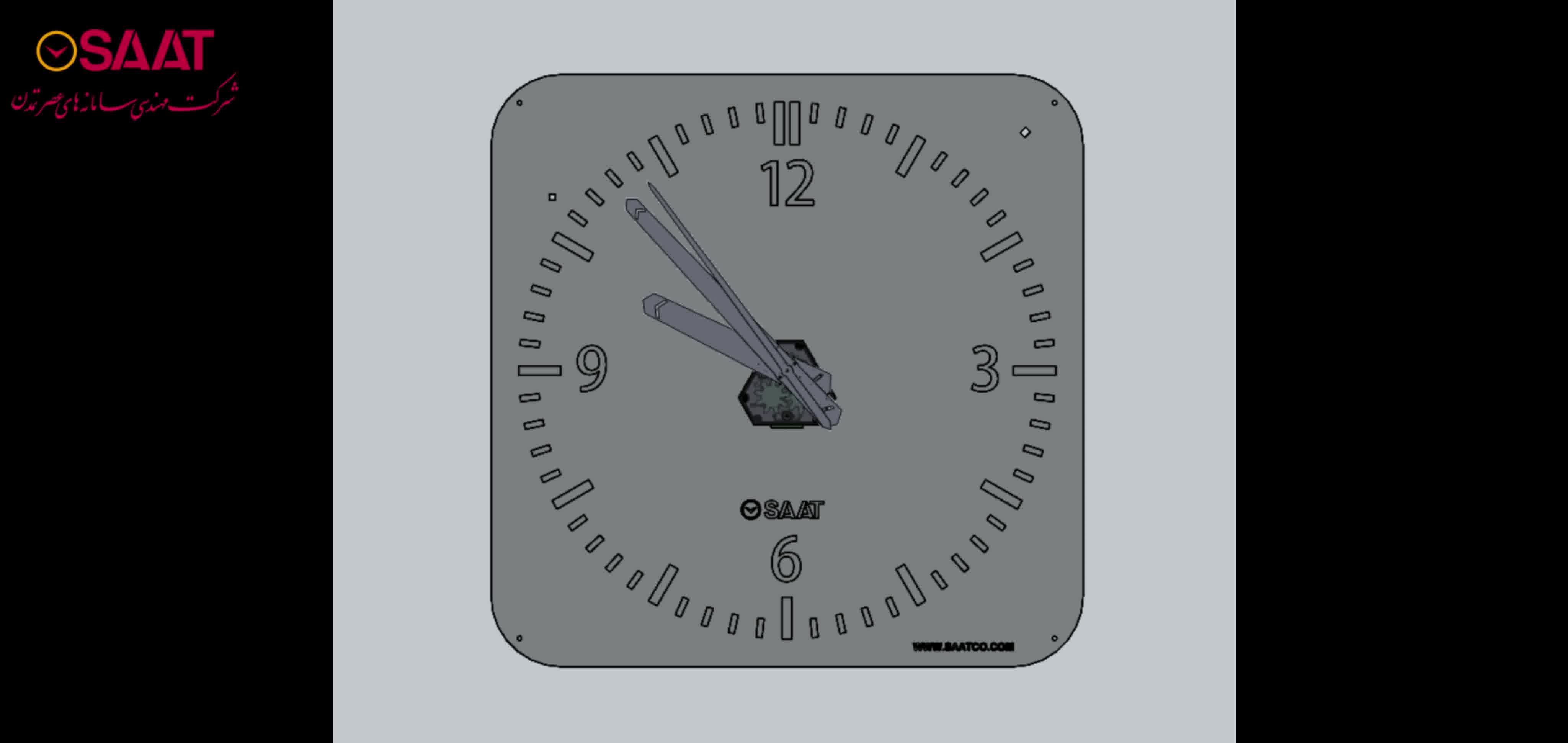 طراحی موتور جدید ساعت عقربه ای صنعتی
